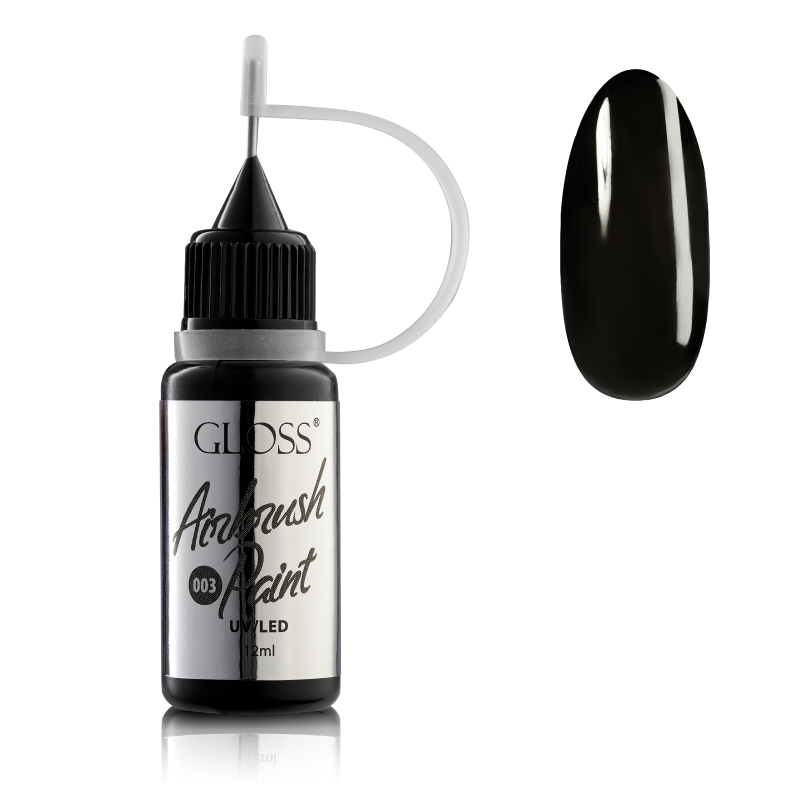 GLOSS Airbrush Paint 003 (dark graphite), 12 ml